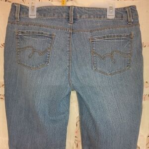 Falls Creek bold boot cut jeans women's size 12 short 34/28